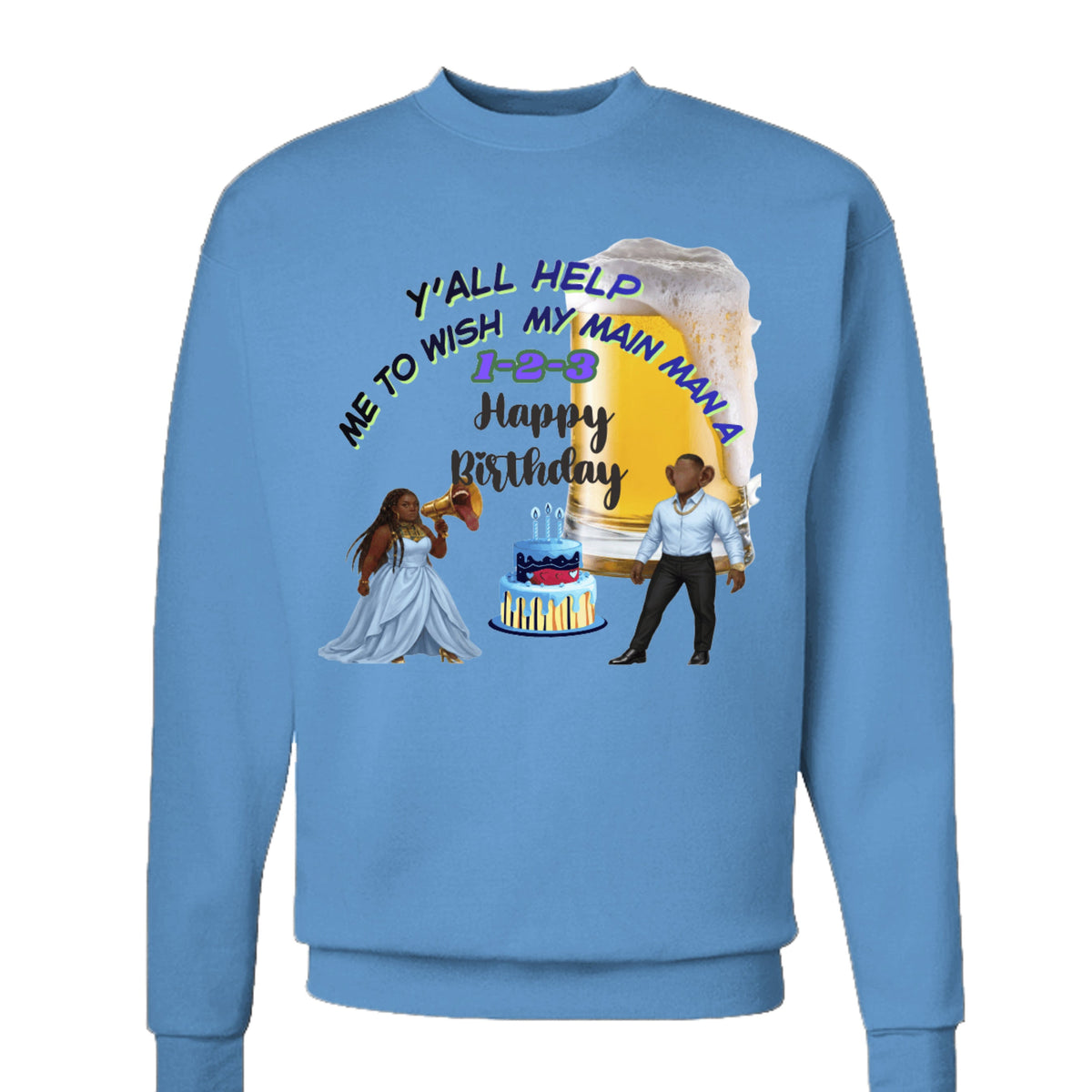 CAROLINA BLUE - P1607 - FRONT