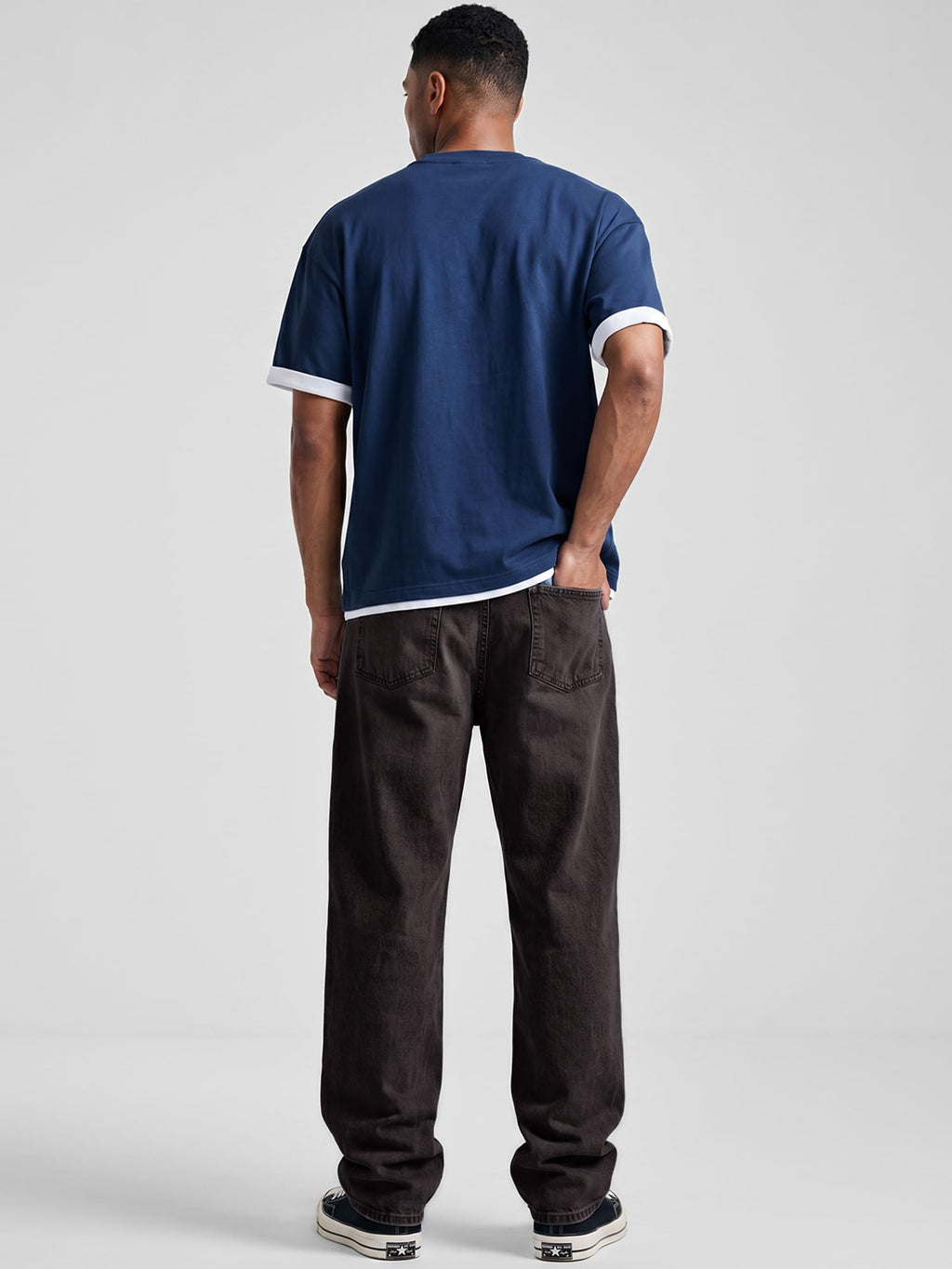 JMIERR Mens Baggy Jeans Wide Leg Y2K Loose Fit Denim Pants