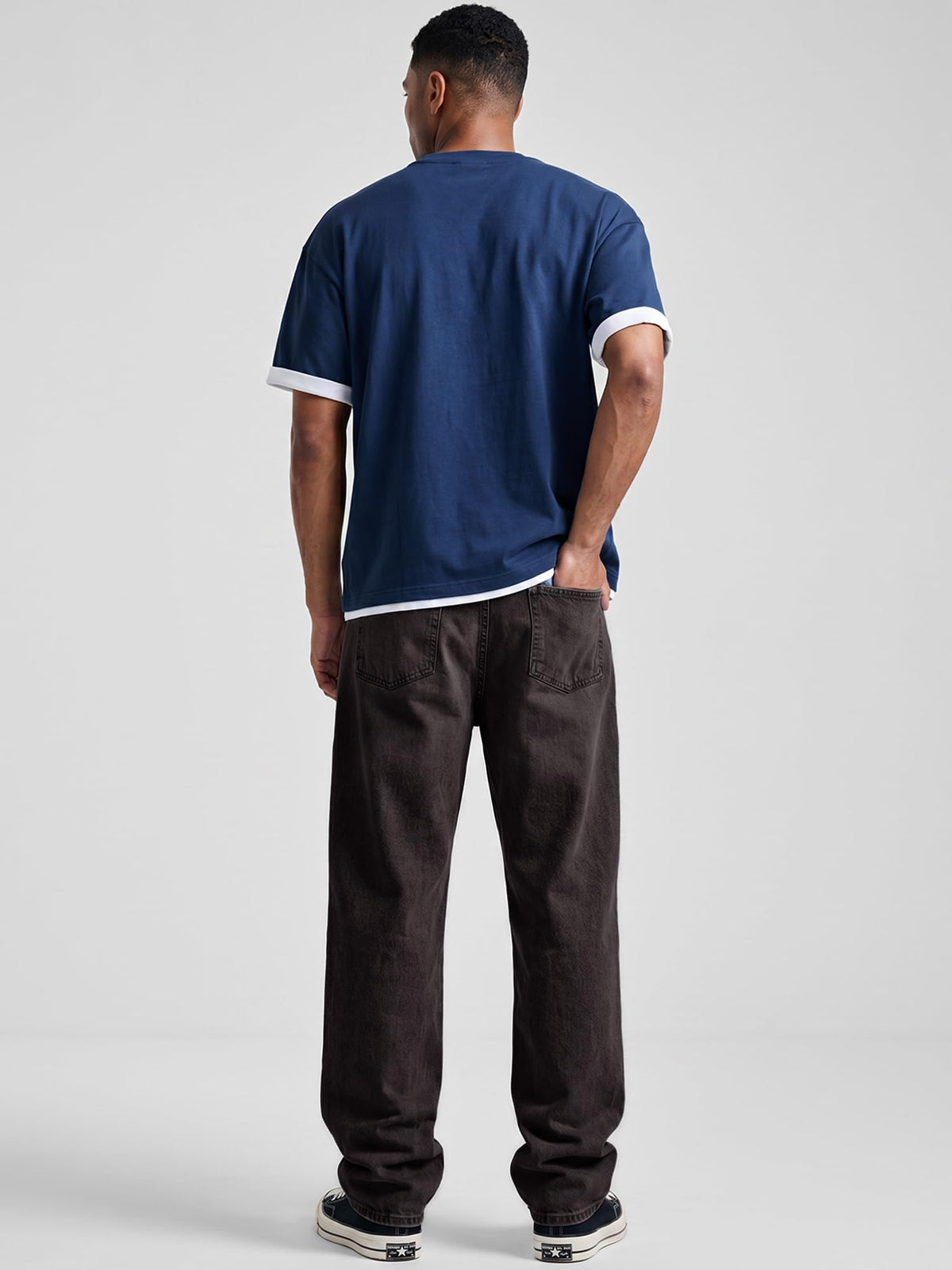 JMIERR Mens Baggy Jeans Wide Leg Y2K Loose Fit Denim Pants