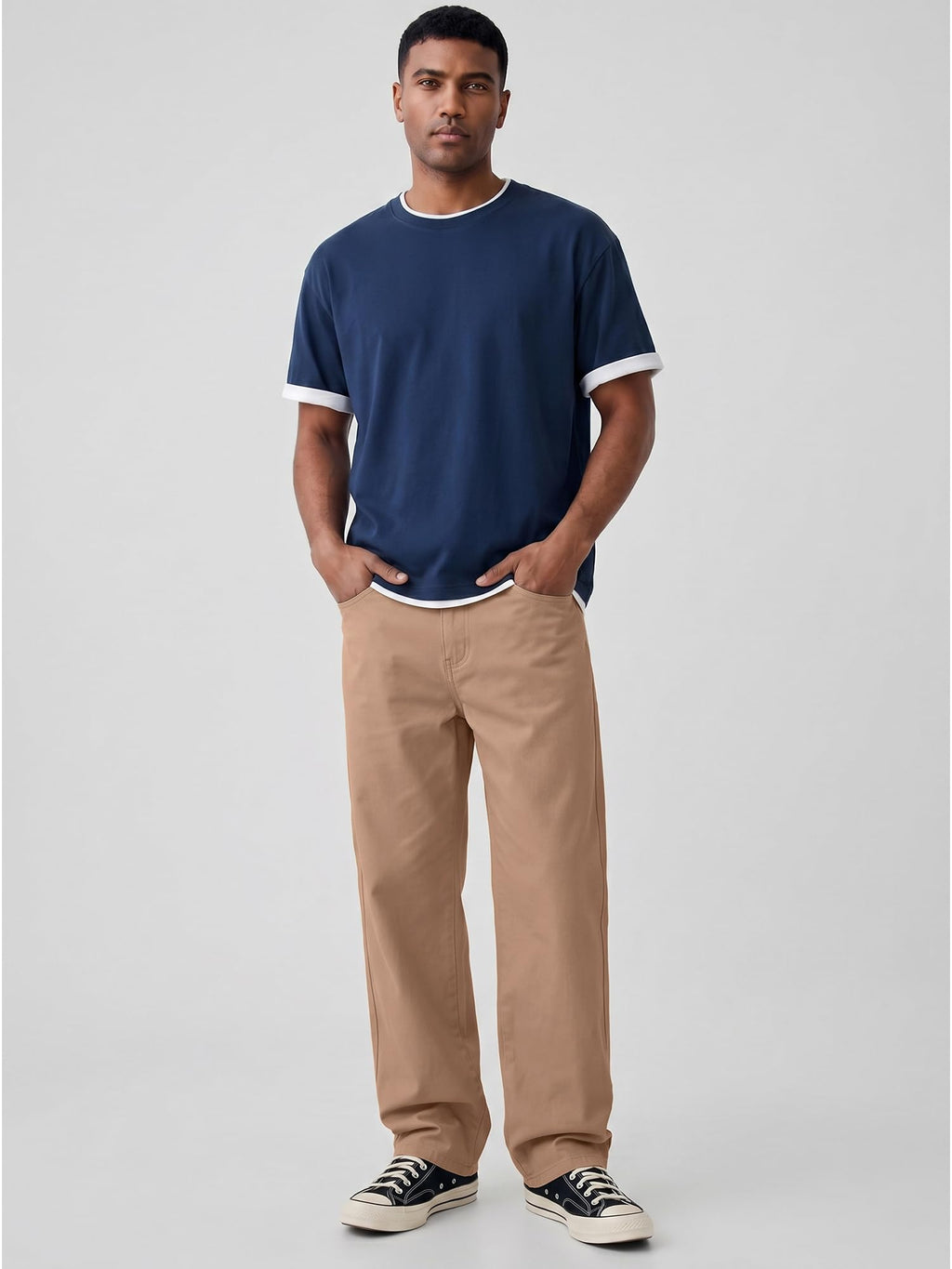 JMIERR Mens Baggy Jeans Wide Leg Y2K Loose Fit Denim Pants