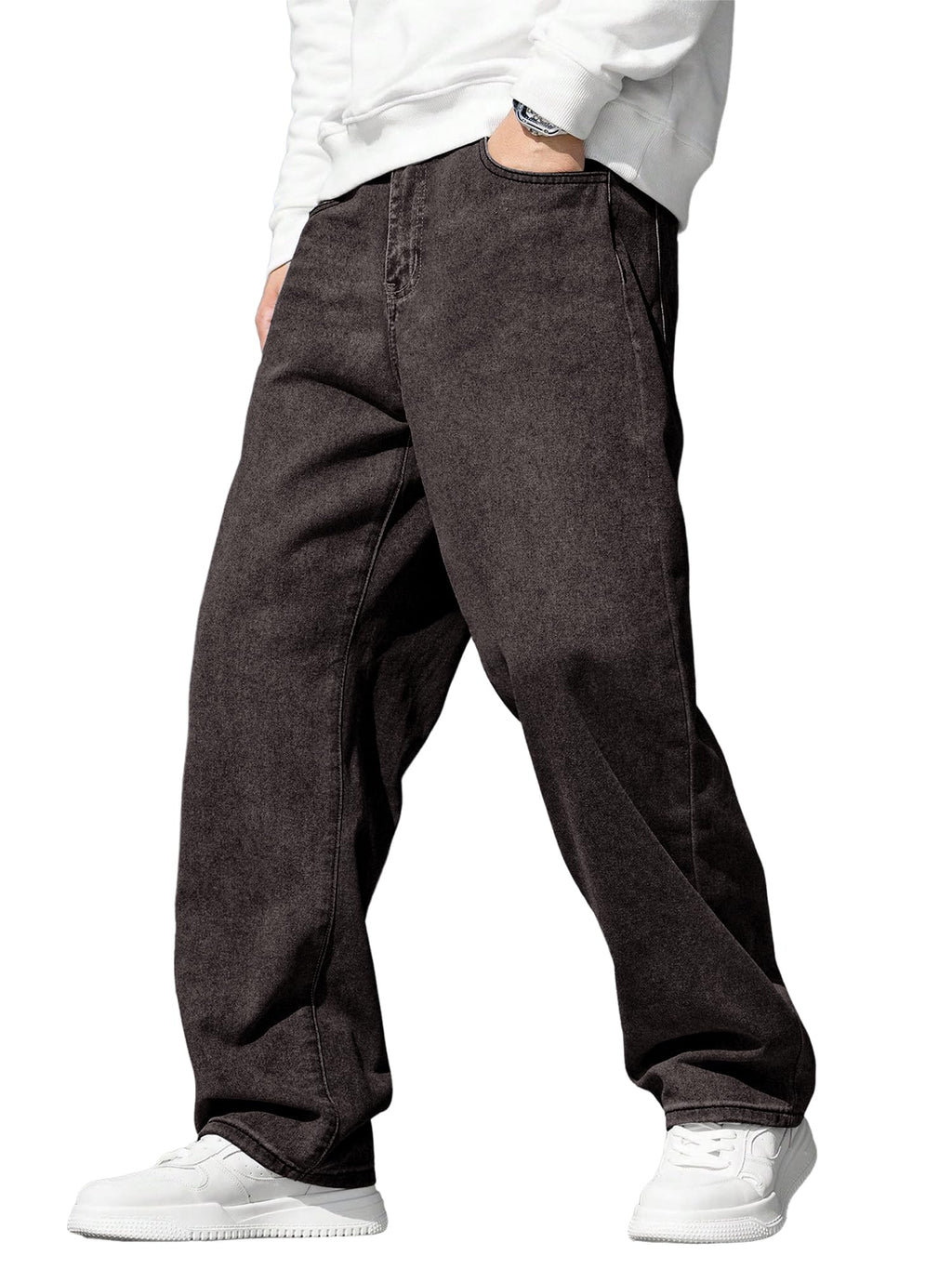 JMIERR Mens Baggy Jeans Wide Leg Y2K Loose Fit Denim Pants