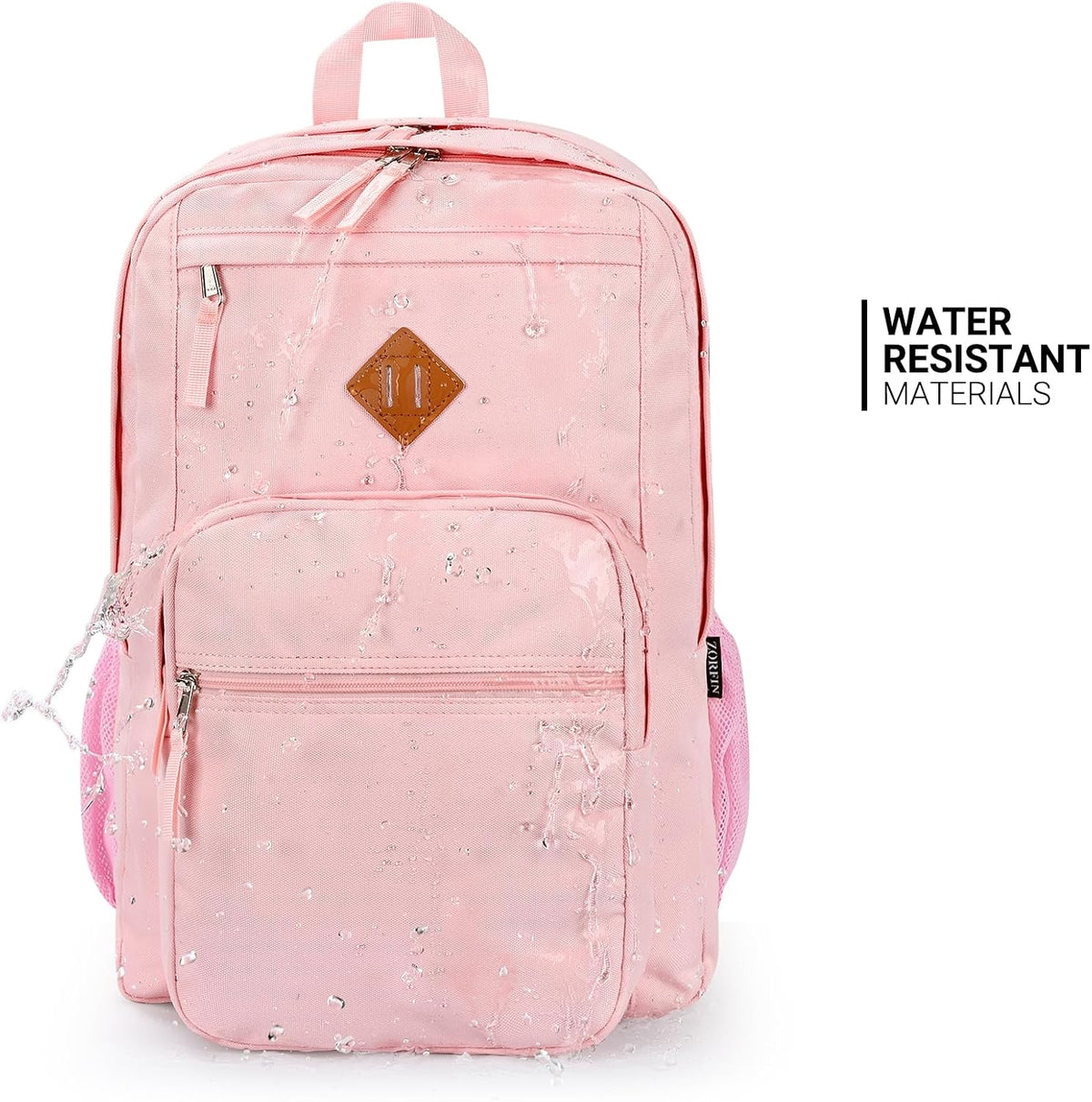 ZORFIN 26L Backpack for College, and Travel: Water Resistant Bookbag