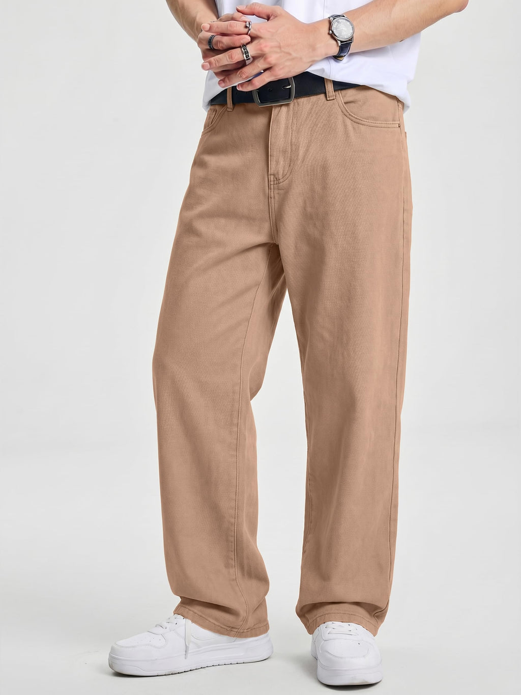 JMIERR Mens Baggy Jeans Wide Leg Y2K Loose Fit Denim Pants
