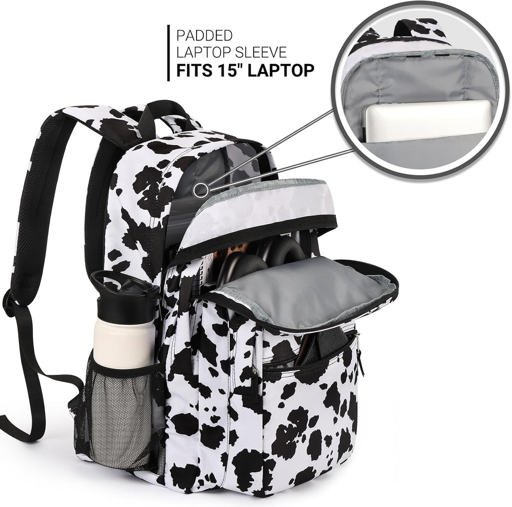 ZORFIN 26L Backpack for College, and Travel: Water Resistant Bookbag