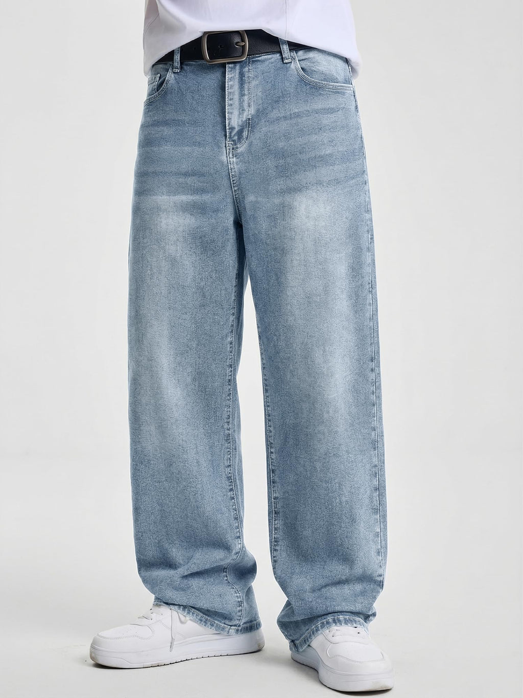 JMIERR Mens Baggy Jeans Wide Leg Y2K Loose Fit Denim Pants