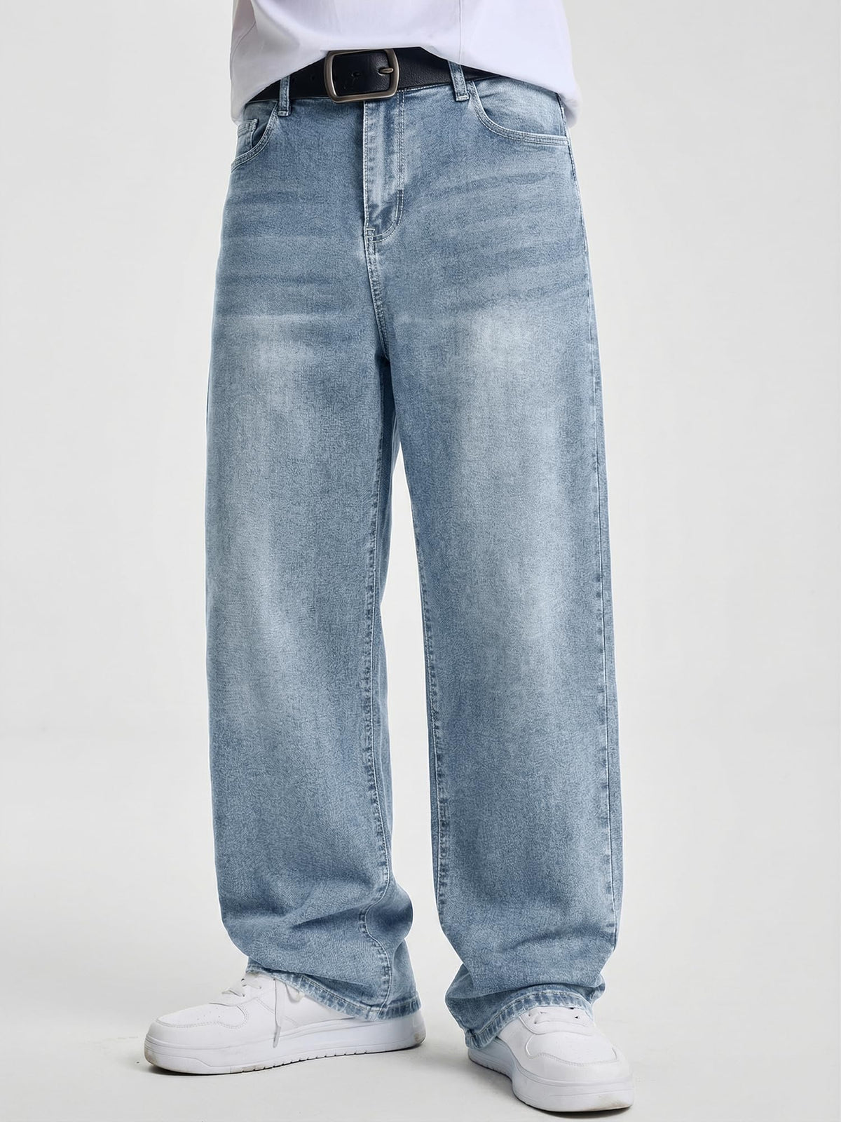 JMIERR Mens Baggy Jeans Wide Leg Y2K Loose Fit Denim Pants