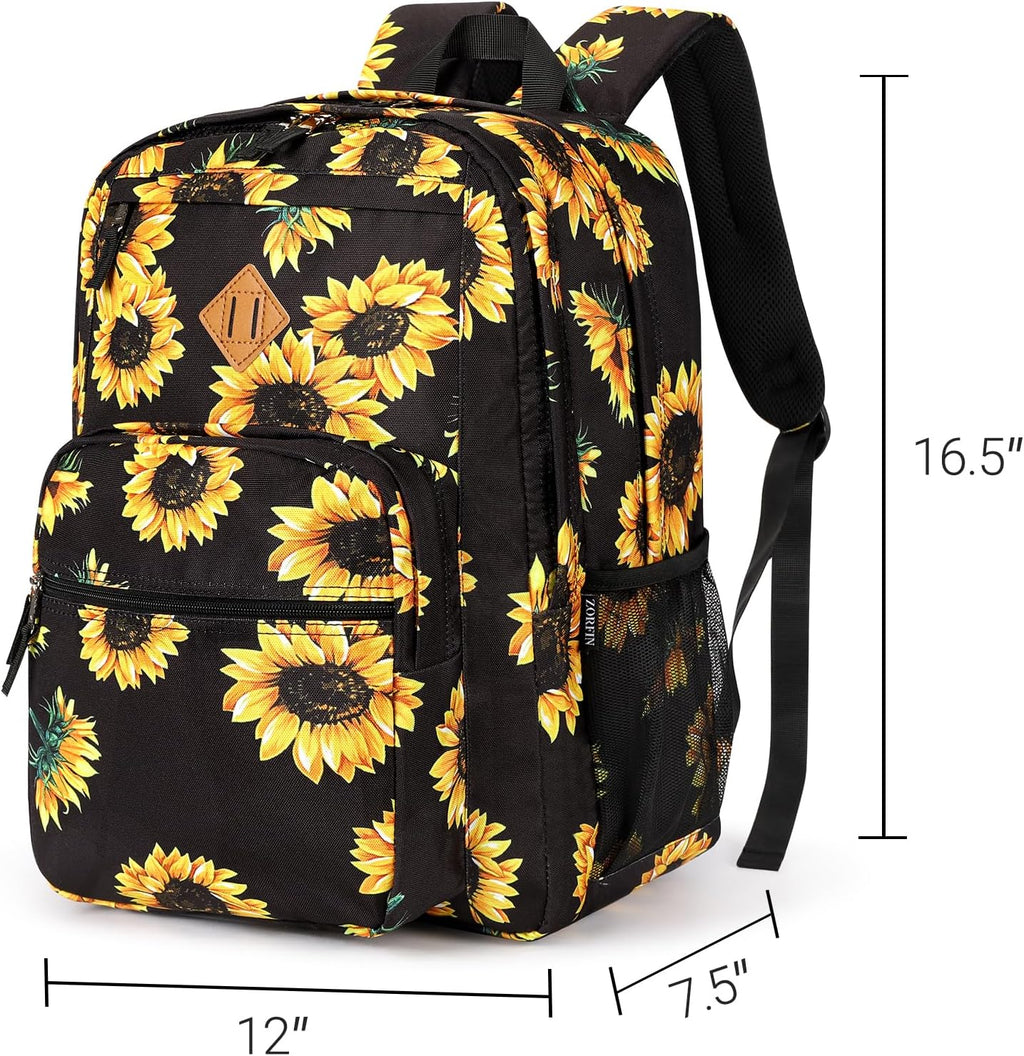 ZORFIN 26L Backpack for College, and Travel: Water Resistant Bookbag