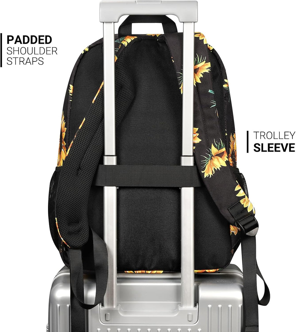 ZORFIN 26L Backpack for College, and Travel: Water Resistant Bookbag