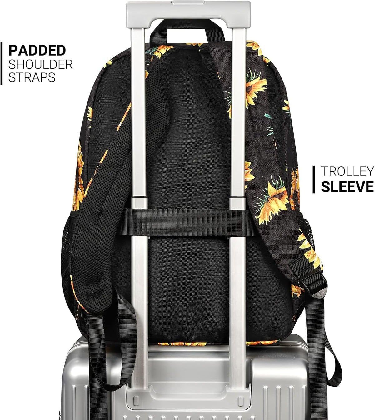 ZORFIN 26L Backpack for College, and Travel: Water Resistant Bookbag