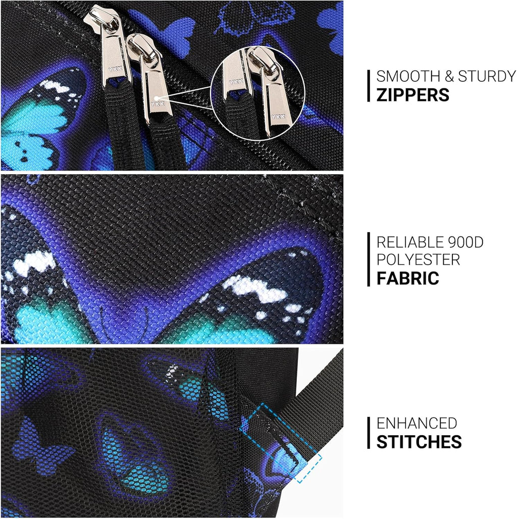 ZORFIN 26L Backpack for College, and Travel: Water Resistant Bookbag