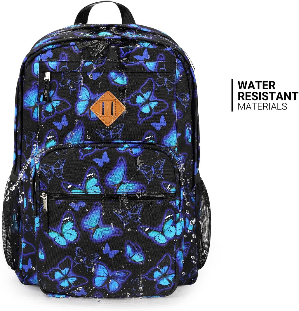 ZORFIN 26L Backpack for College, and Travel: Water Resistant Bookbag