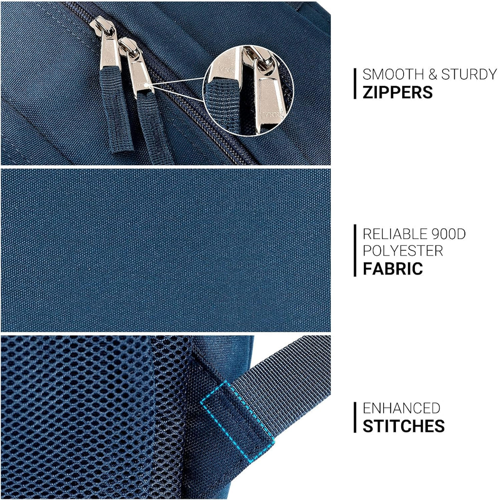 ZORFIN 26L Backpack for College, and Travel: Water Resistant Bookbag
