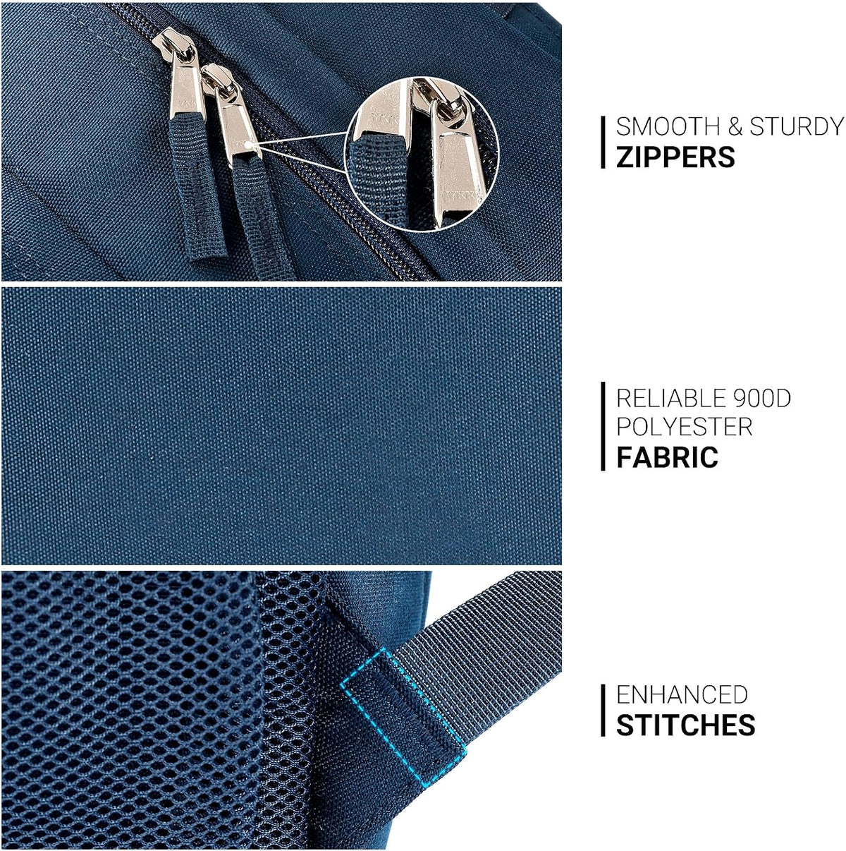 ZORFIN 26L Backpack for College, and Travel: Water Resistant Bookbag