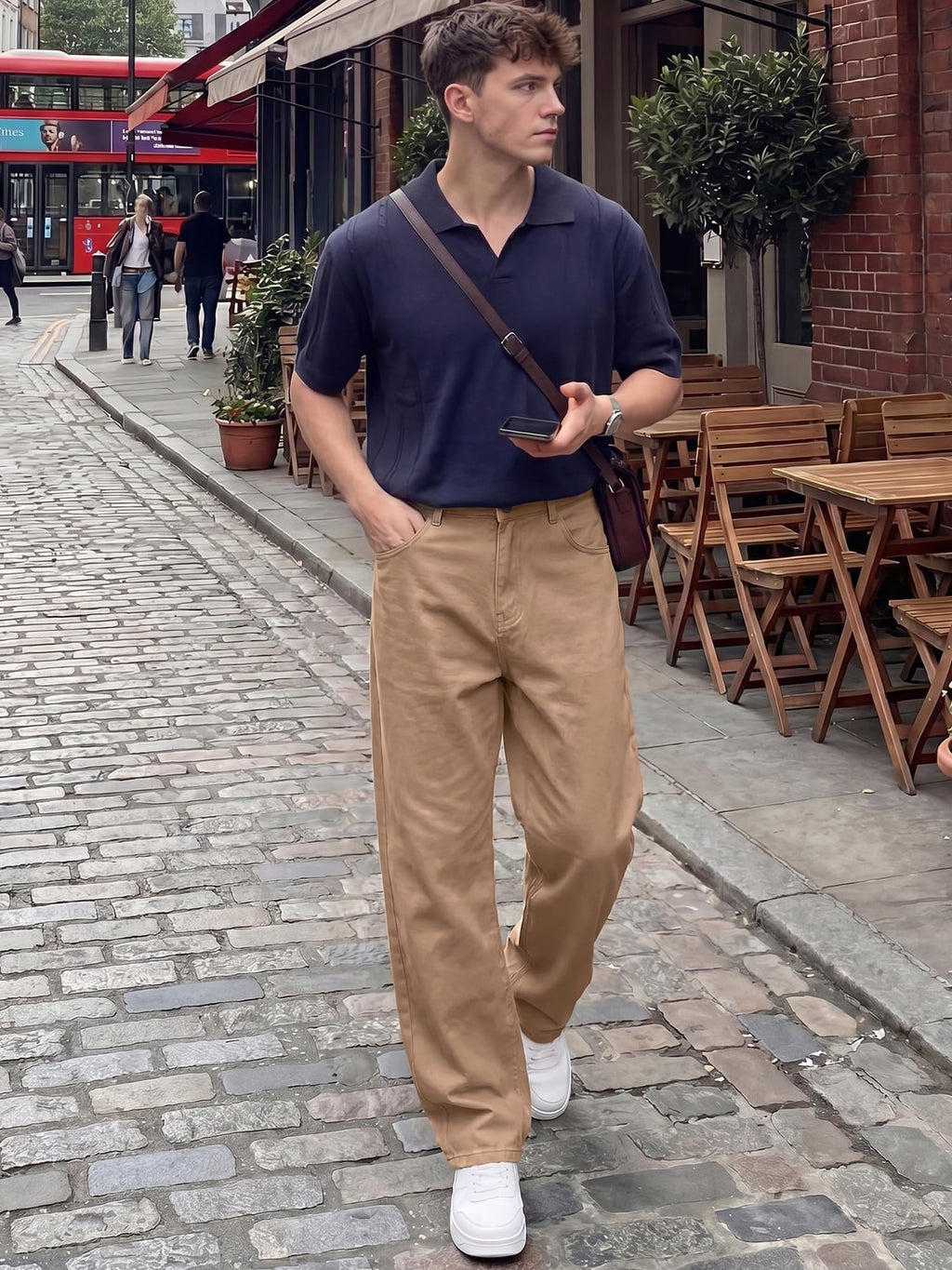 JMIERR Mens Baggy Jeans Wide Leg Y2K Loose Fit Denim Pants