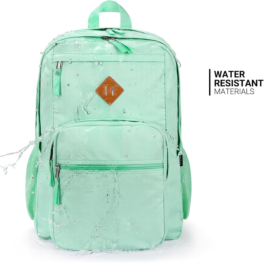 ZORFIN 26L Backpack for College, and Travel: Water Resistant Bookbag
