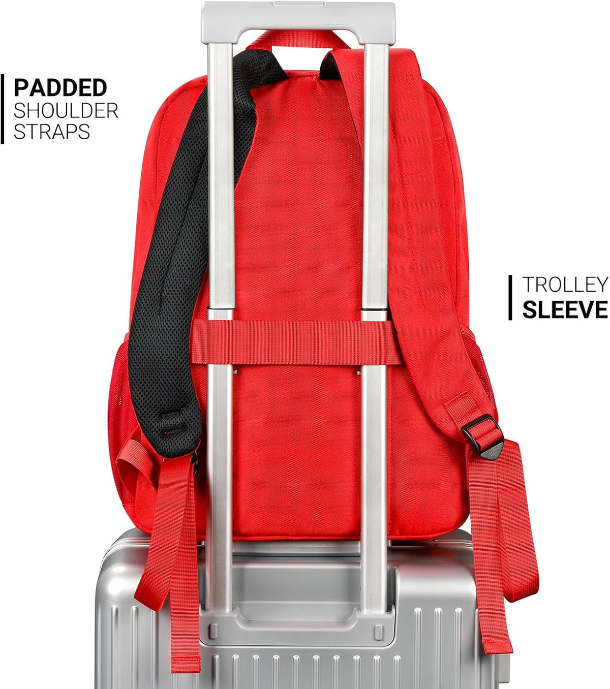 ZORFIN 26L Backpack for College, and Travel: Water Resistant Bookbag