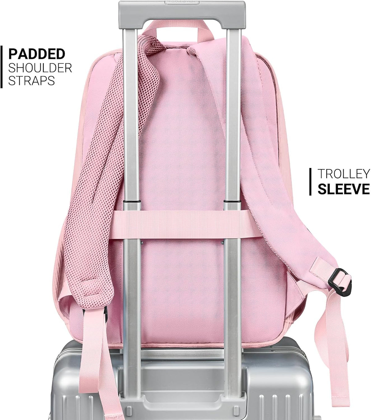 ZORFIN 26L Backpack for College, and Travel: Water Resistant Bookbag