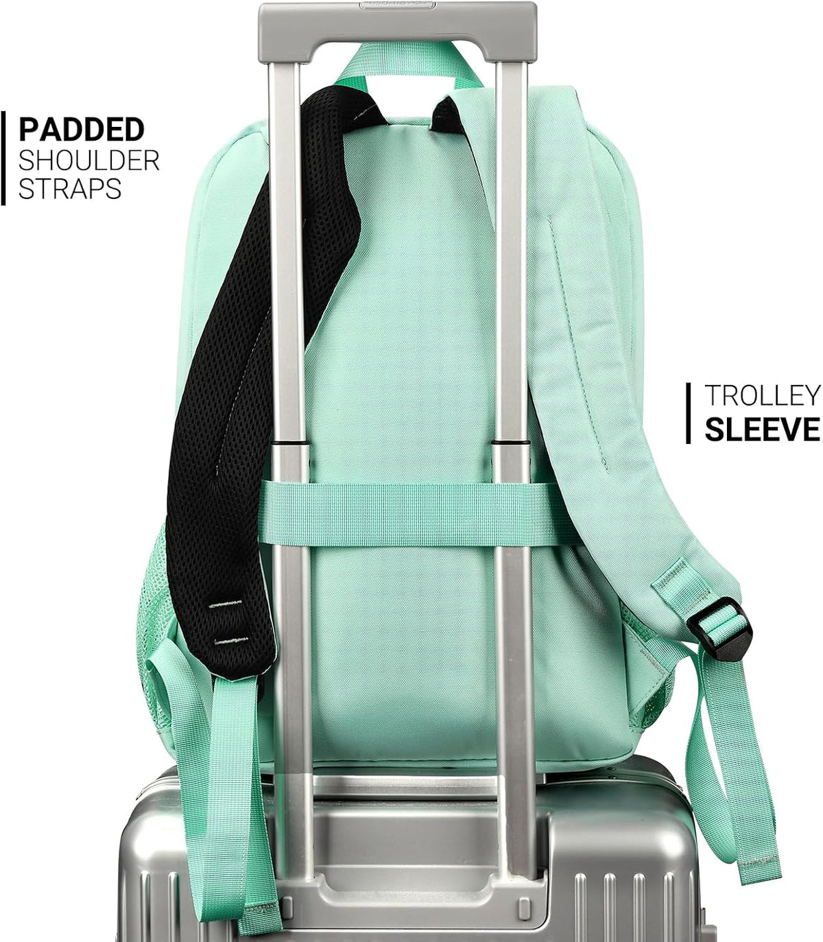 ZORFIN 26L Backpack for College, and Travel: Water Resistant Bookbag