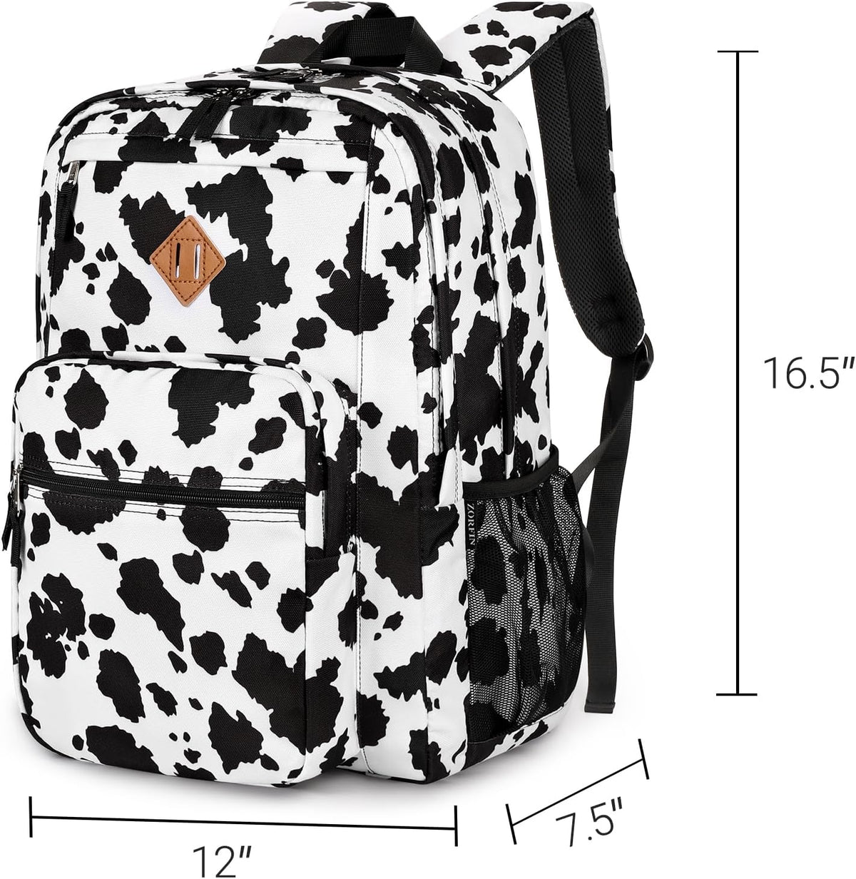 ZORFIN 26L Backpack for College, and Travel: Water Resistant Bookbag